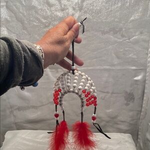 Handcrafted vintage Native Canadian Headdress